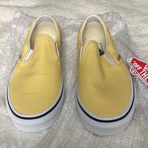 Golden Haze slip ons